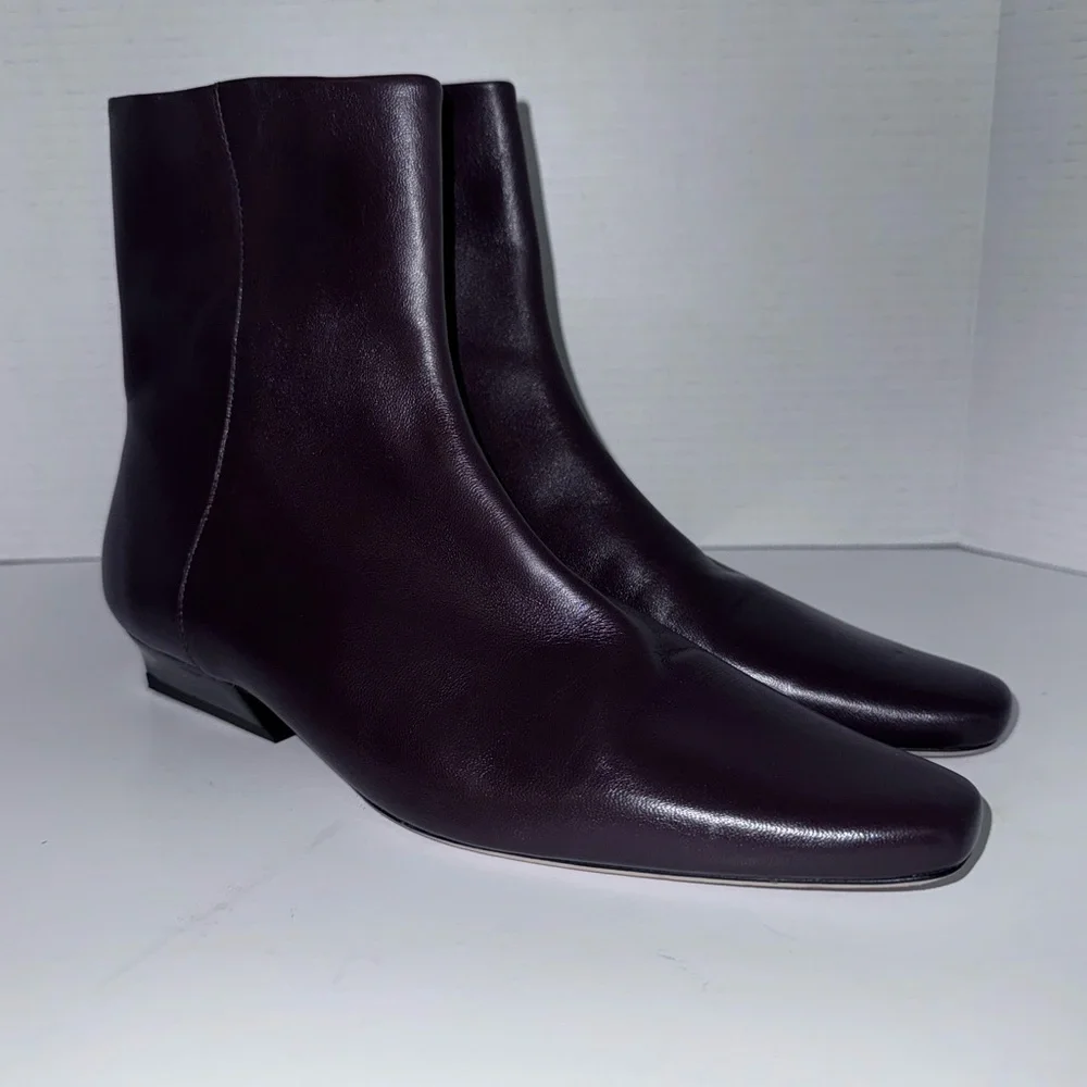 STAUD Wally Espresso Brown Ankle Boots 39.5=9.5